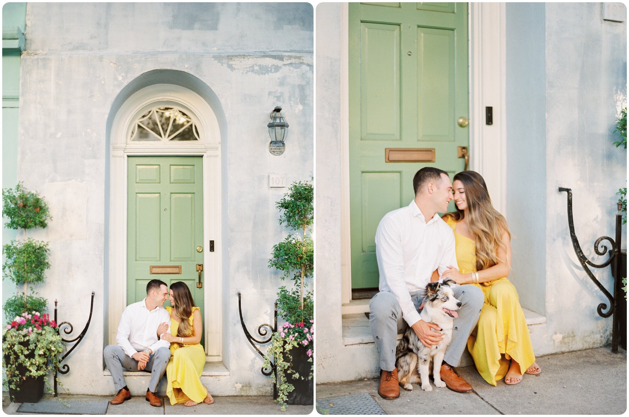 rainbow_row_yellow_blue_outfit_battery_downtown_charleston_engagement_puppy_outdoor_wedding_photographers_husband_wife_team_kailee_tim_kailee_dimeglio_photography_charleston_traveling_photographers_0014.jpg