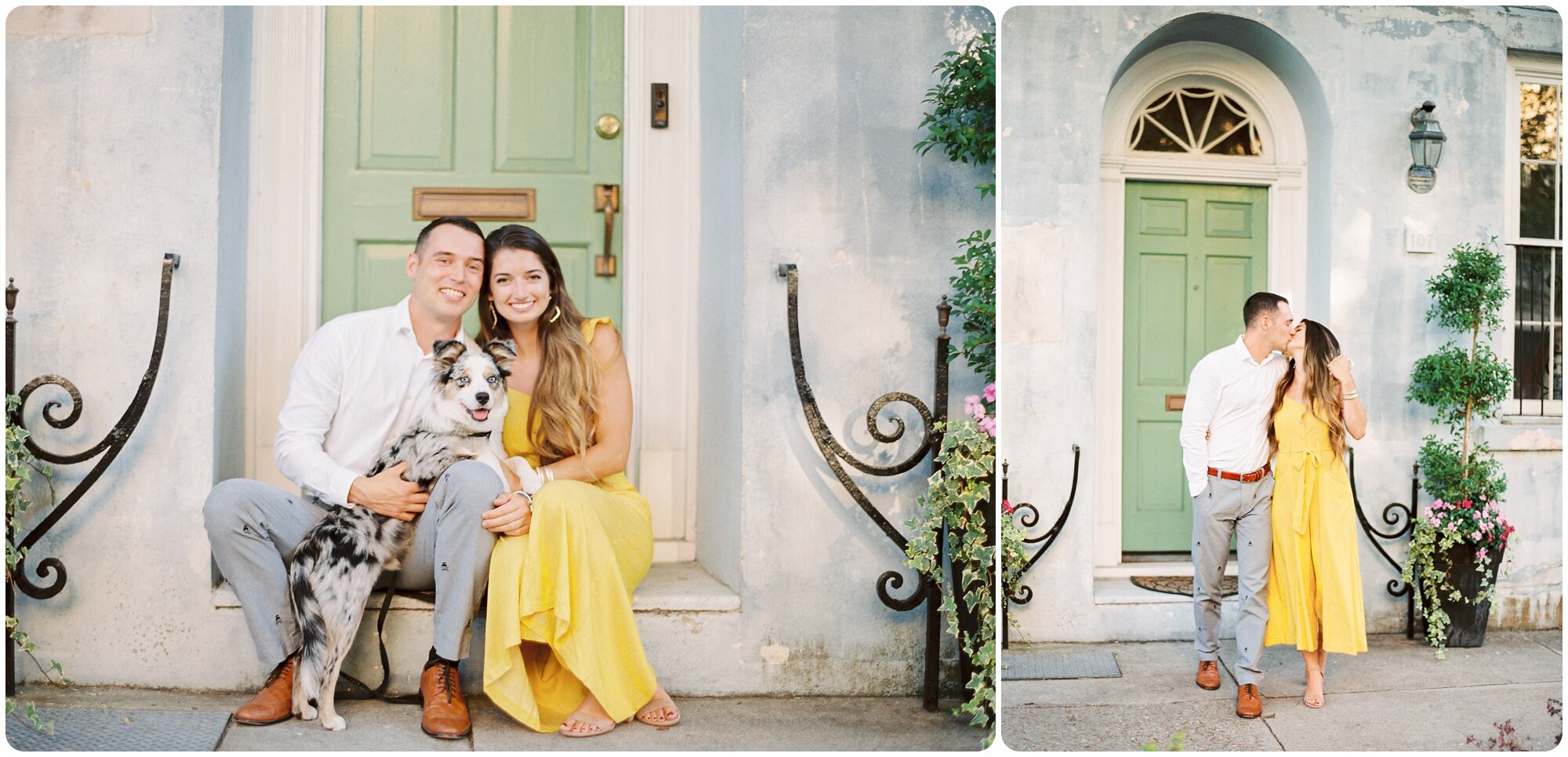 rainbow_row_yellow_blue_outfit_battery_downtown_charleston_engagement_puppy_outdoor_wedding_photographers_husband_wife_team_kailee_tim_kailee_dimeglio_photography_charleston_traveling_photographers_0015.jpg
