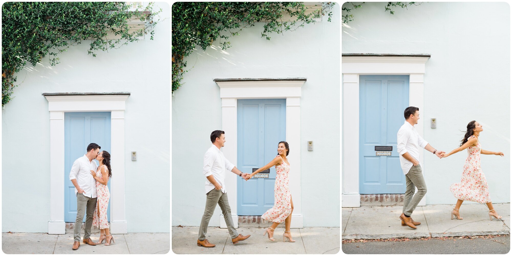 outdoor_engagement_session_candid_natural_charleston_destination_wedding_rainbow_row_colorful_kailee_dimeglio_photography_0003.jpg