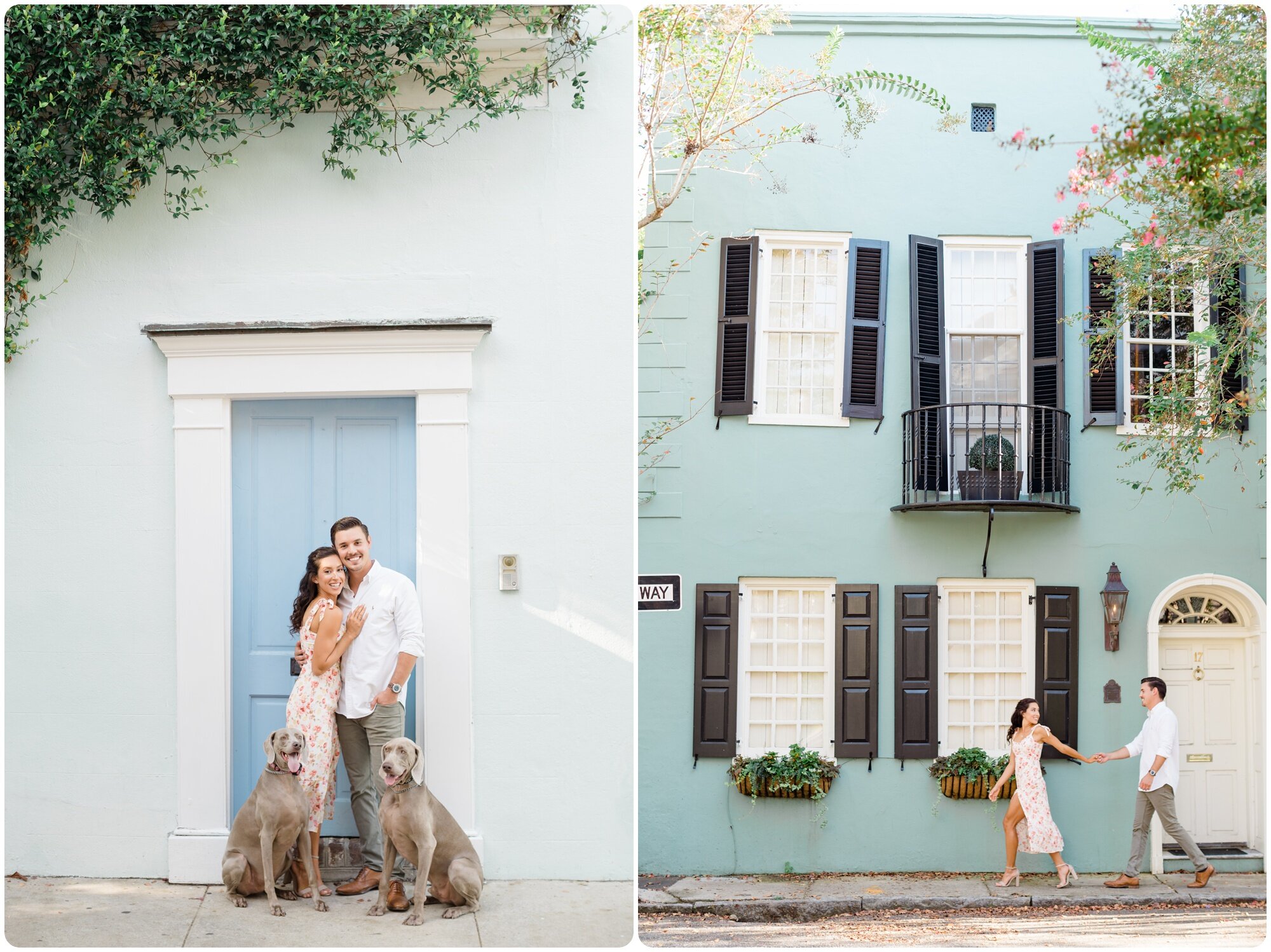 outdoor_engagement_session_candid_natural_charleston_destination_wedding_rainbow_row_colorful_kailee_dimeglio_photography_0007.jpg