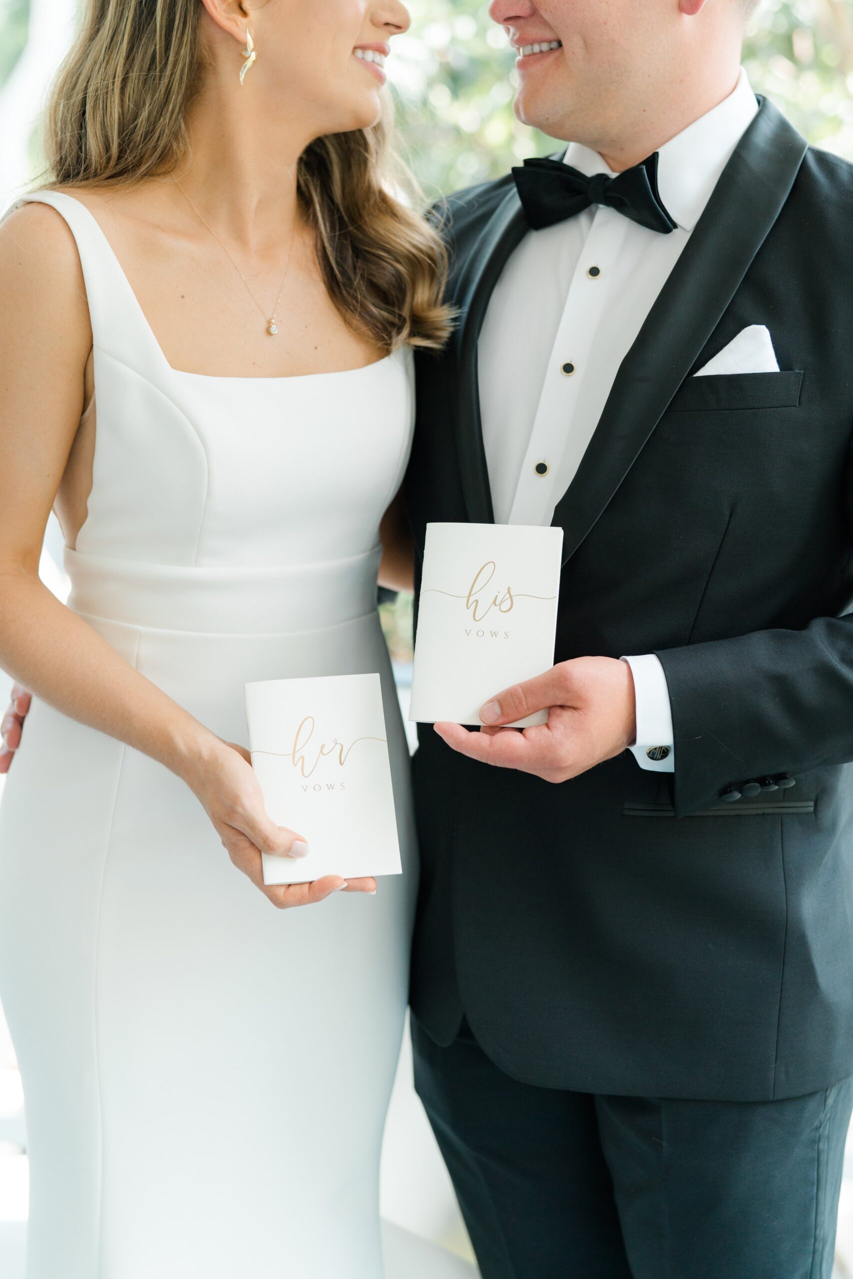 Charleston bride and groom personal vows.