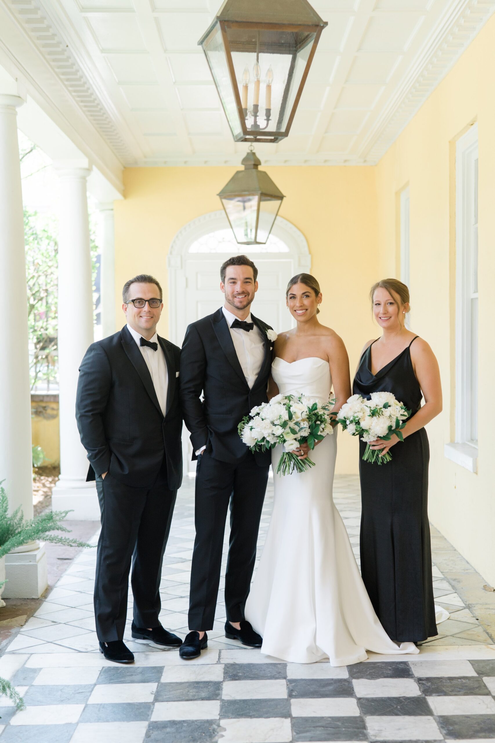 Bridal party at William Aiken House.