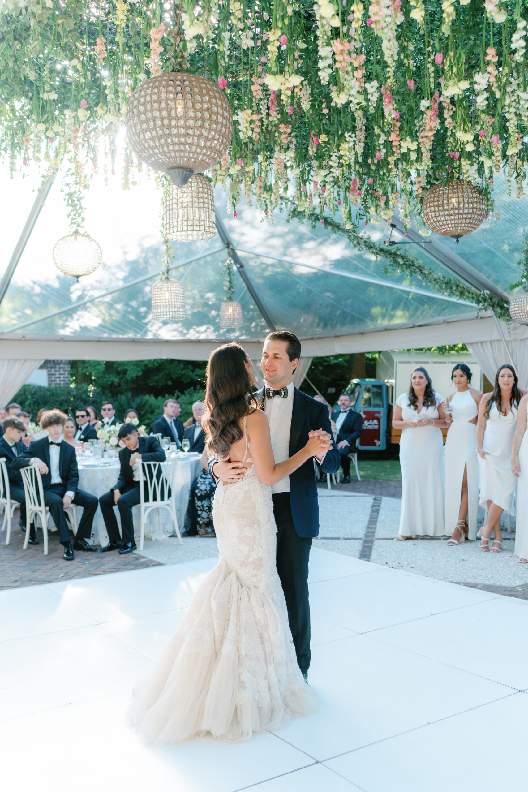 First dance in gorgeous spring light.