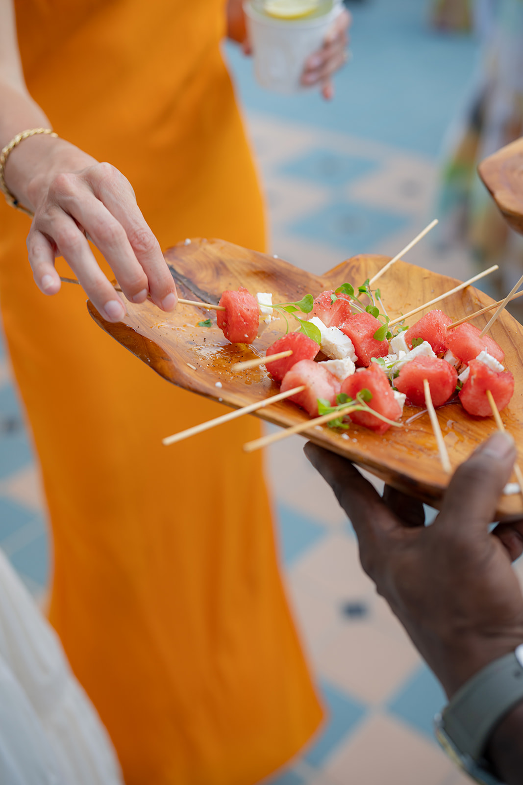 Watermelon appetizers 