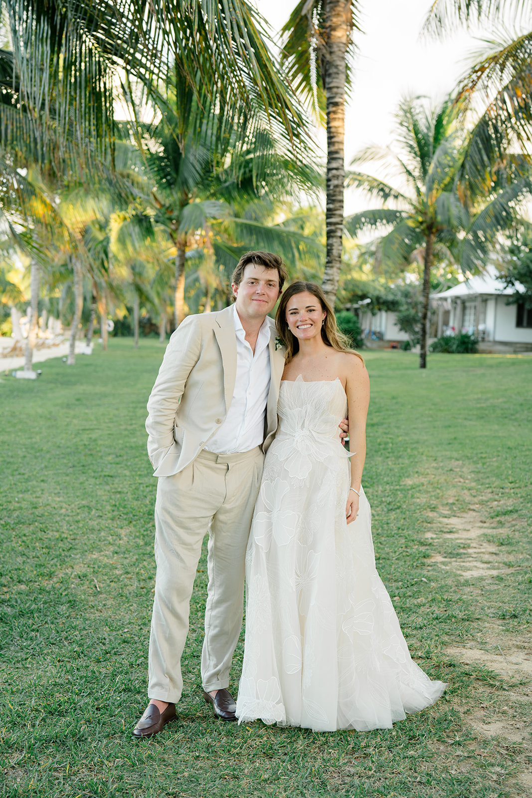 Golden hour bride and groom portrait at The Otherside Hotel. 