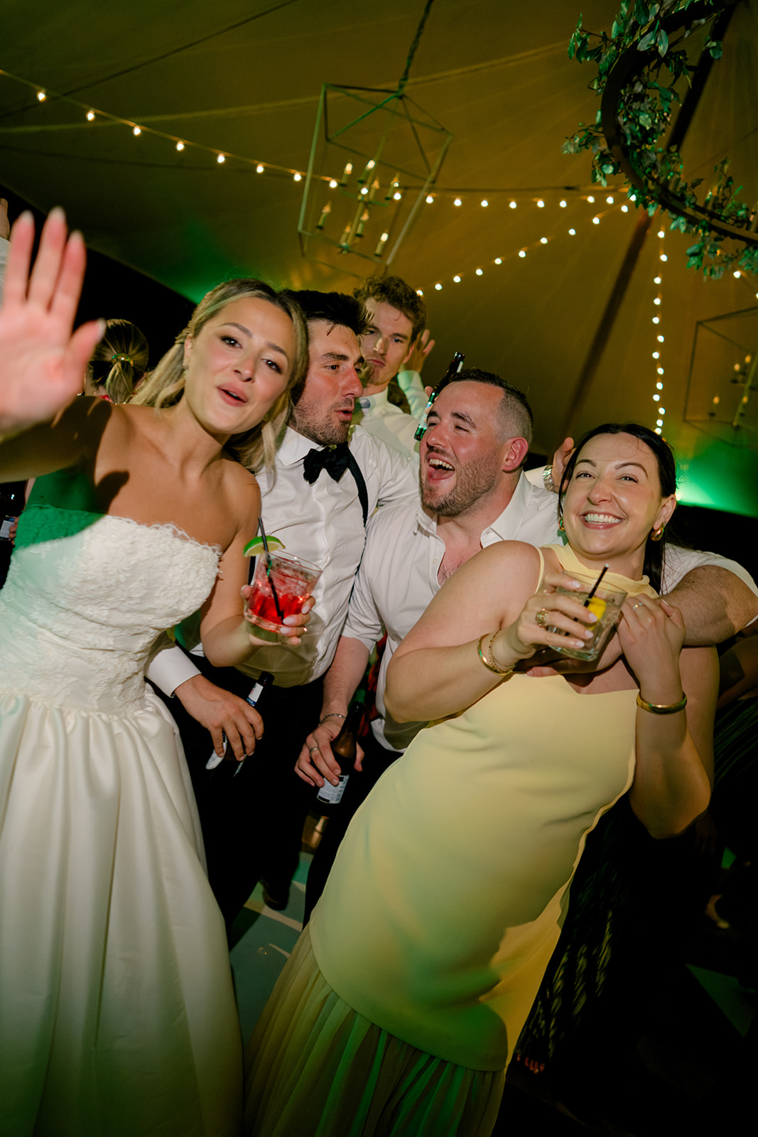 Yellow dress wedding guest. 